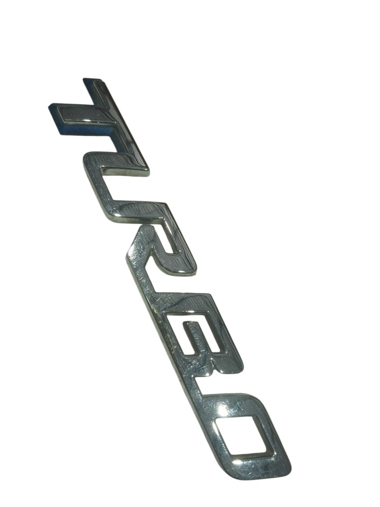 Emblema Azul Cromado Turbo Onix Tracker 2020 A 2025 Et3923 Cromado/azul