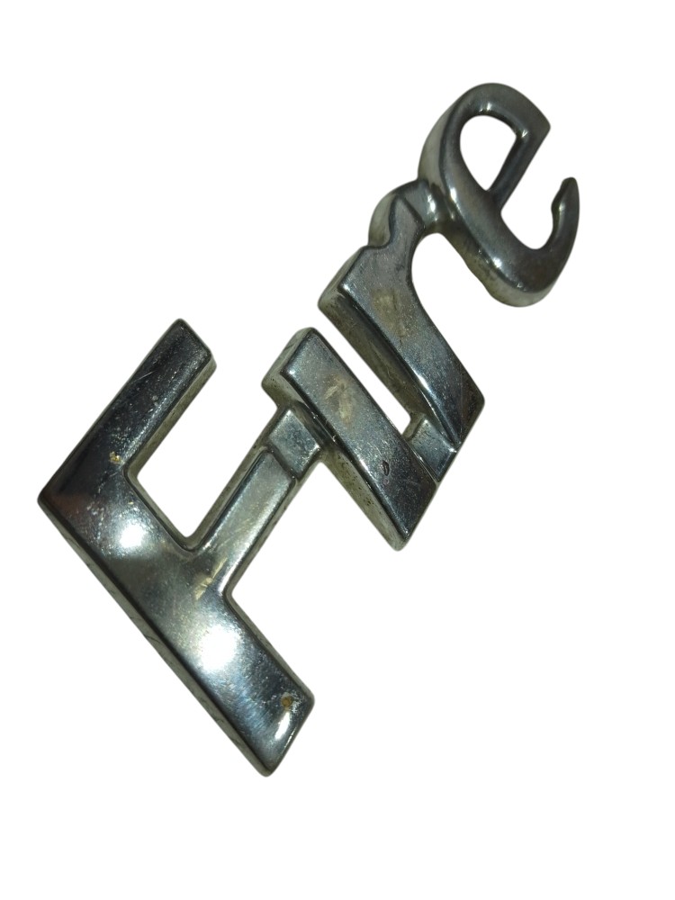 Emblema Letreiro Fire 5x2cm Prata Prata Prata 3