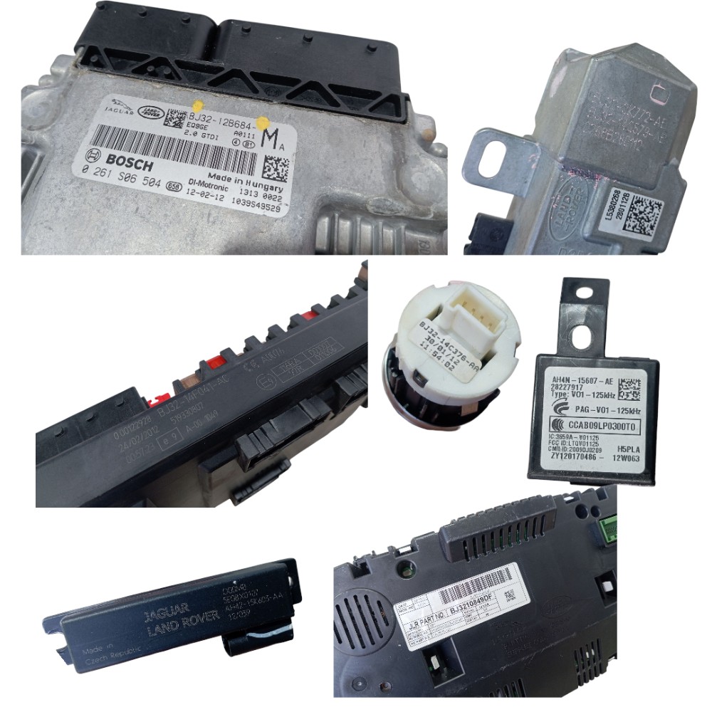 Kit Módulo Injeção Land Rover Evoque 2.0 2012 V633 10