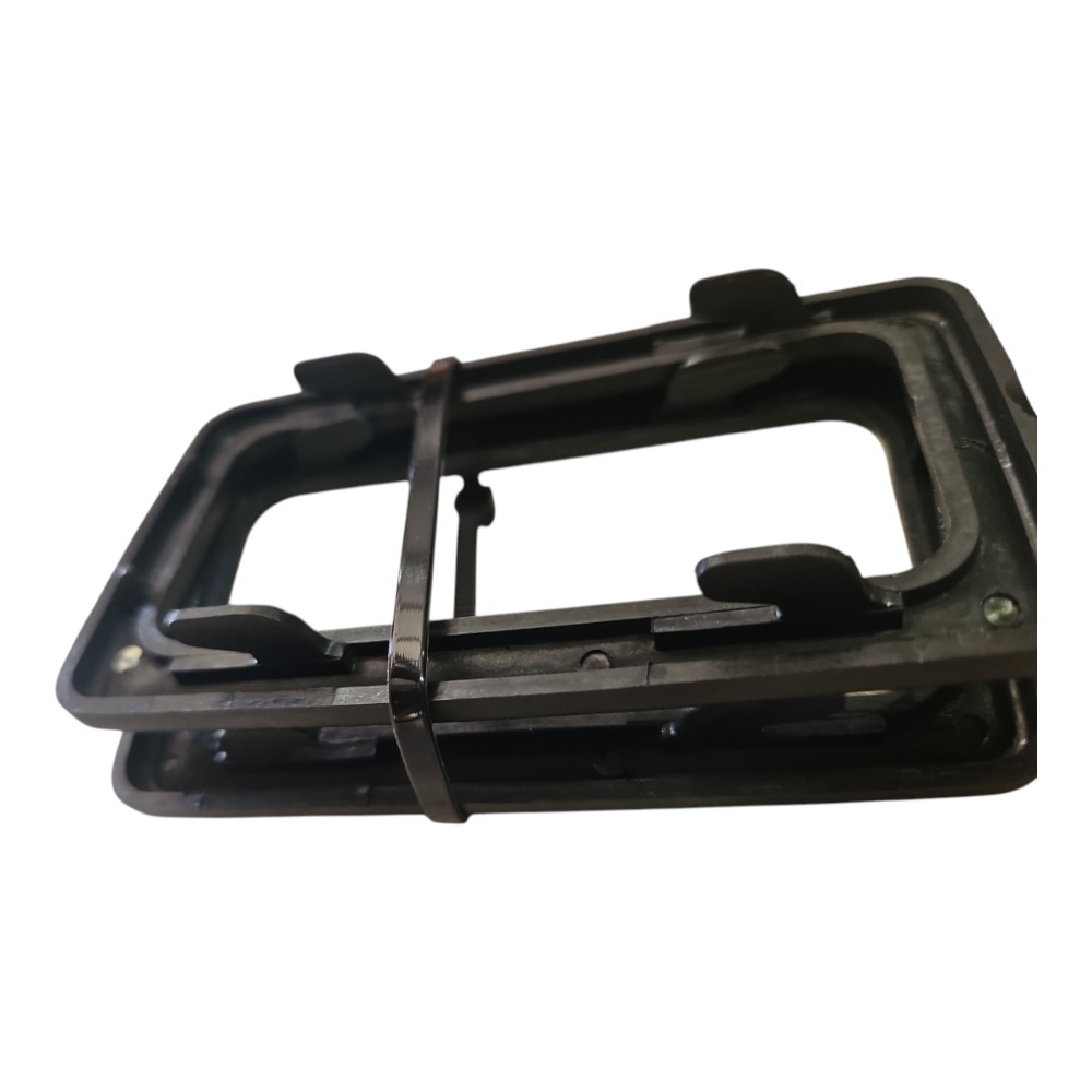 Par Moldura Maçaneta Interna Fiat Uno Mille 1991/2014 Preto Dianteira/traseira 3