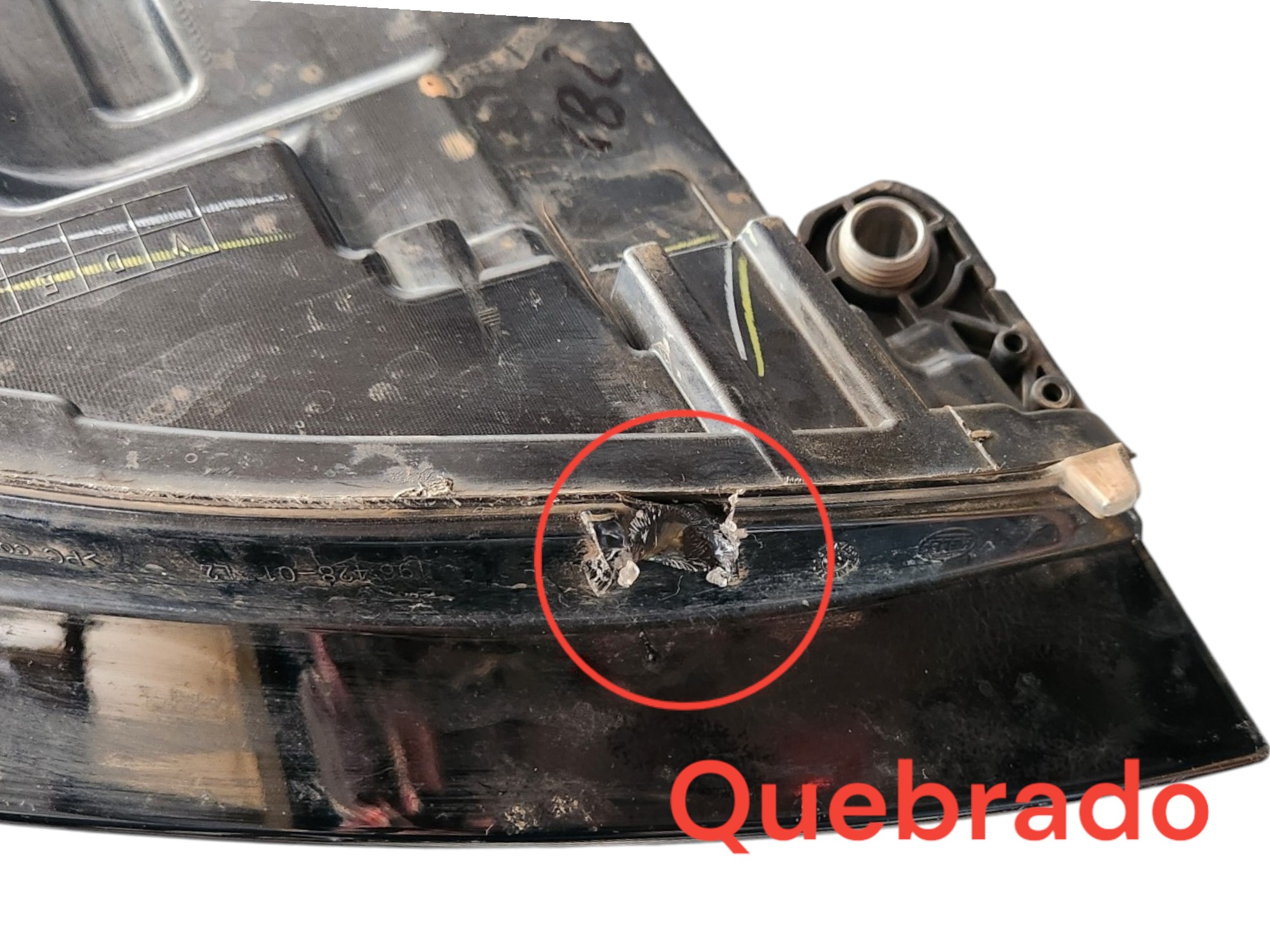 Farol Esquerdo Volkswagen Golf 2014 2017 Recuperado