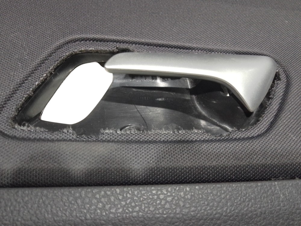 Forro Porta Traseira Esquerdo Volkswagen Fox Spacefox 2014 Preto 4