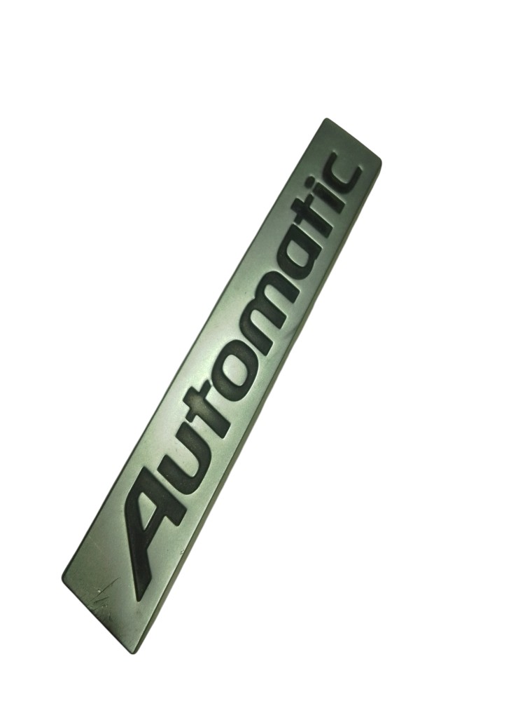 Emblema Automatic Tampa Traseira Hyundai Hb20 2012/2019 Prata 2