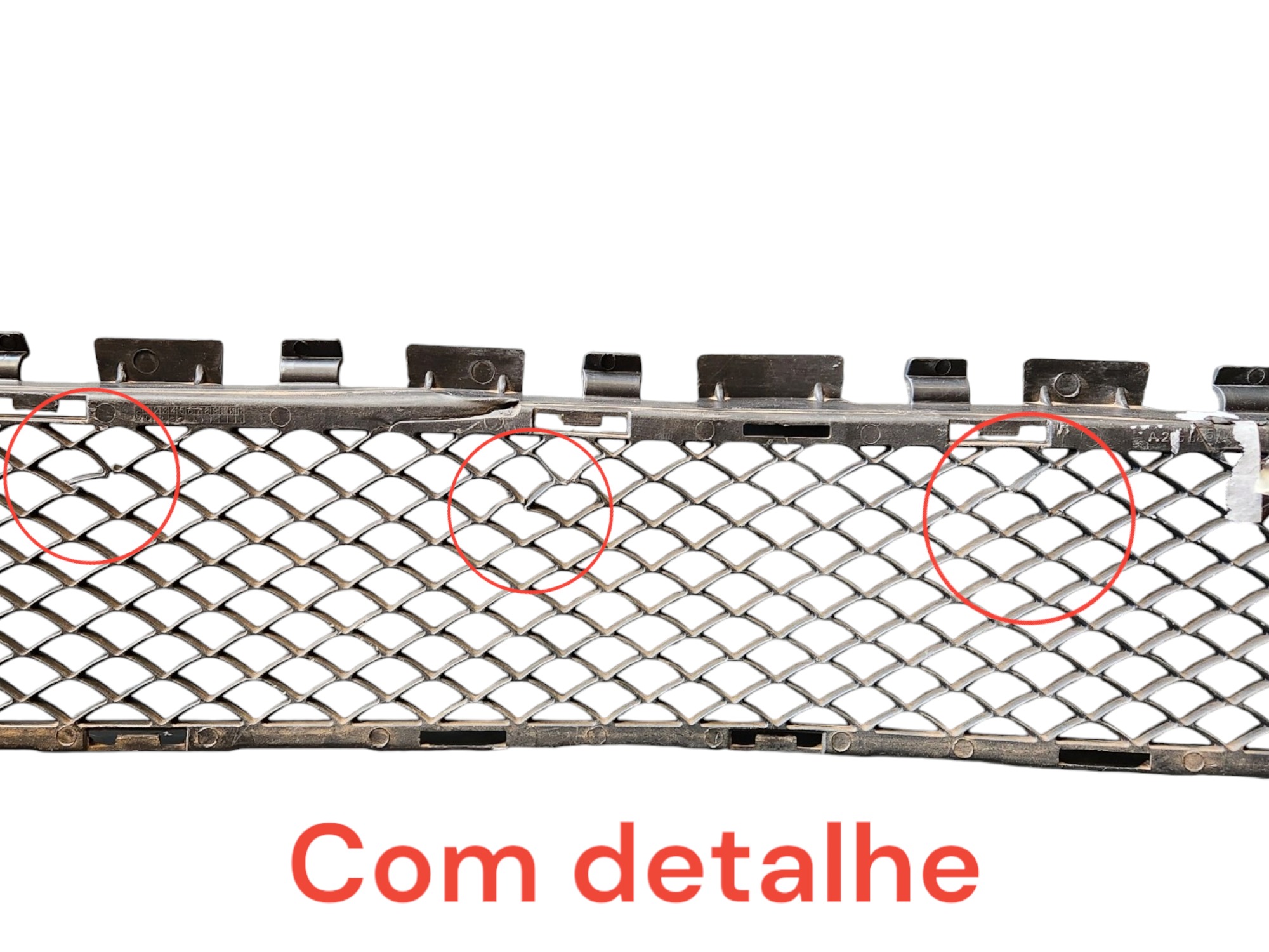 Grade Inferior Parachoque Dianteiro Mercedes C200 C180 2015 4