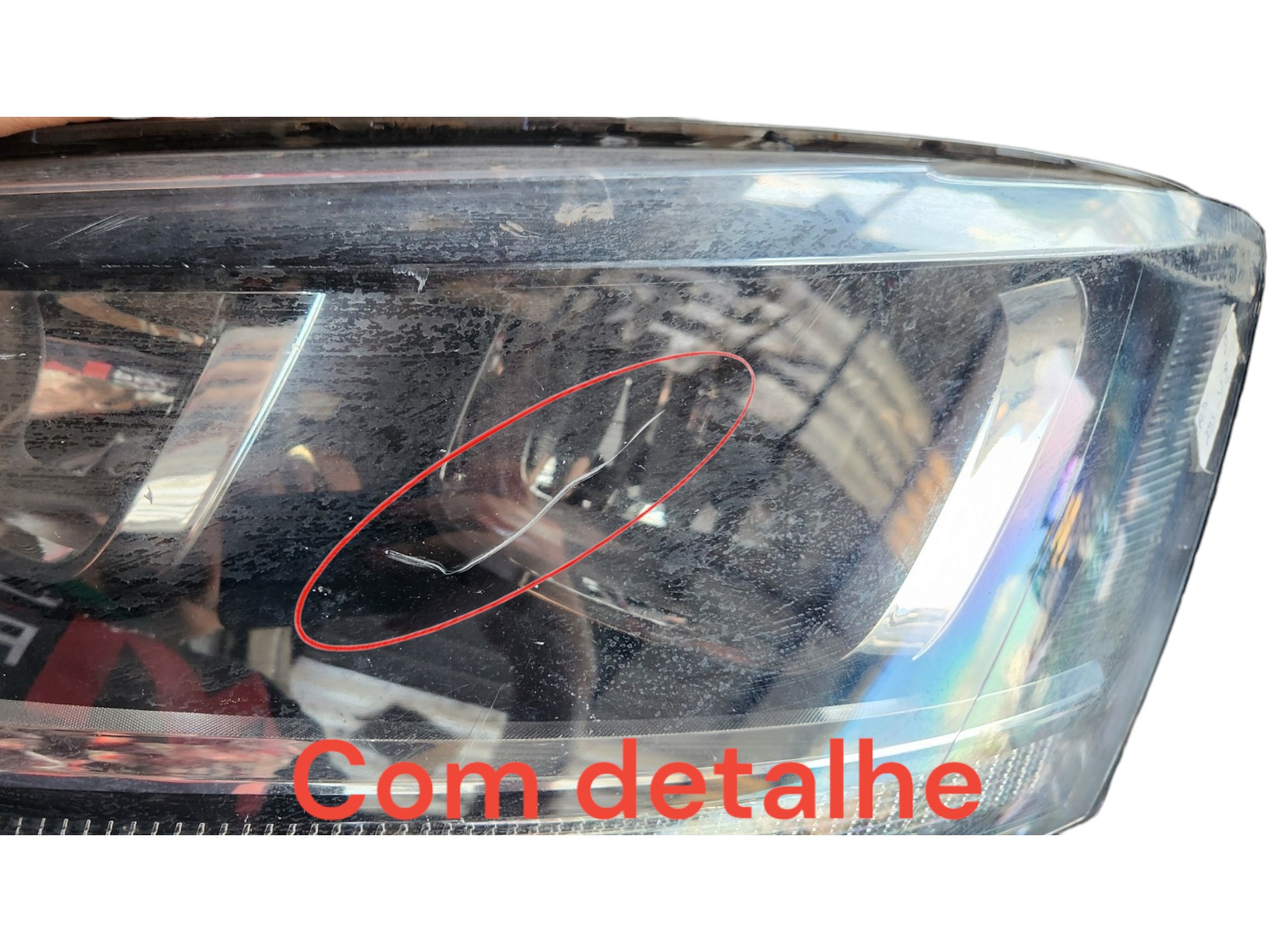 Farol Esquerdo Volkswagen Fox 2015 2016 2017 Recuperado Esquerdo
