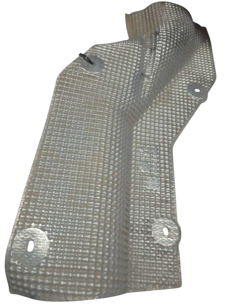 Defletor Calor Traseiro Xsara Picasso 2000 A 2011 Original  Prateado 2