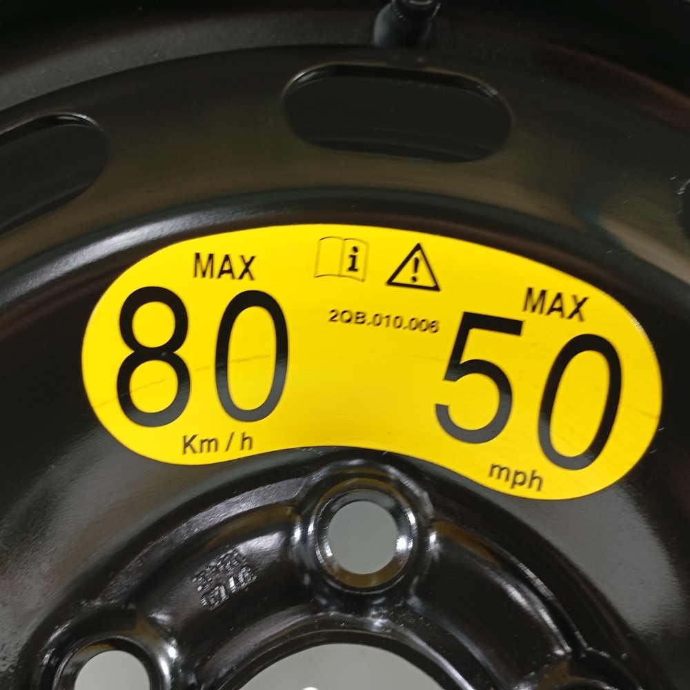 Roda Estepe Aro 15 Polo Highline 2024 2qb010006 Preto 9