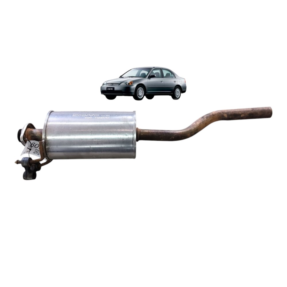Escapamento Intermediário Honda Civic G7 2001 2002 2003 2004 1