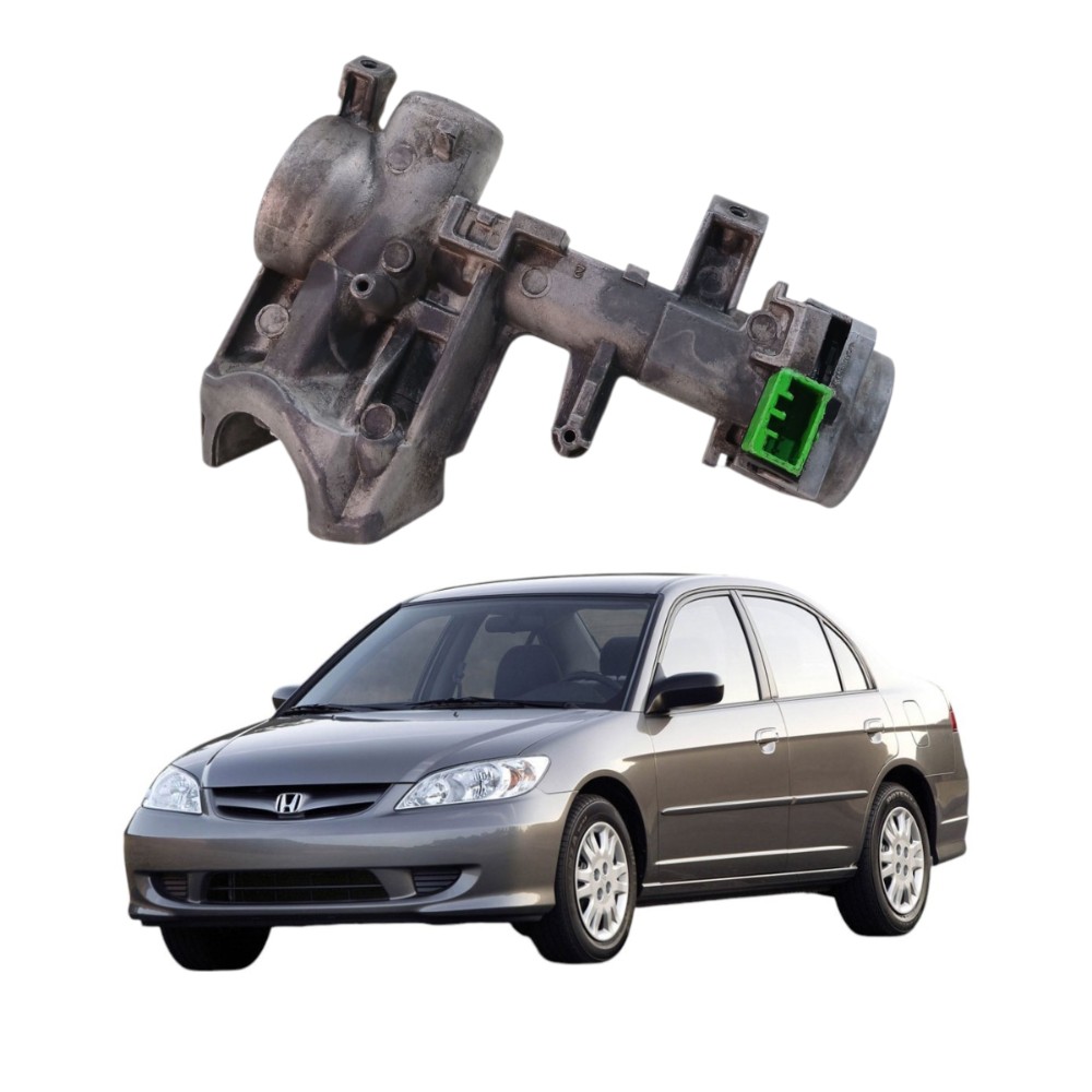 Cilindro Ignição Honda Civic 2001 2006 Sem Chave