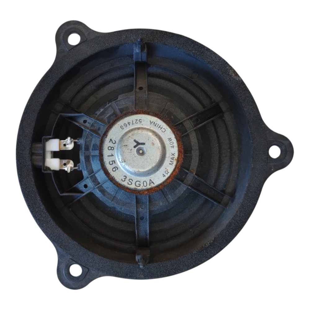 Alto Falante Porta Traseira Direita Nissan Versa 2013 À 2019 Preto 3