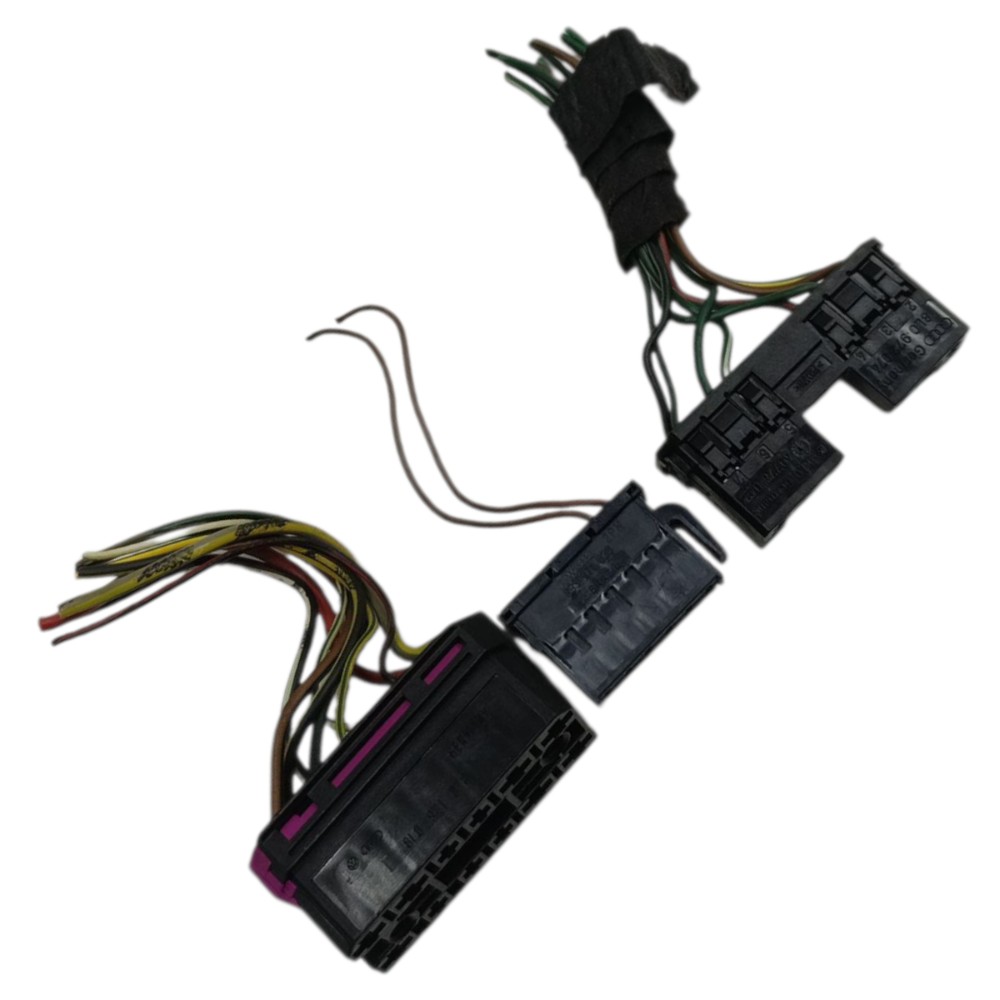 Jogo Plug Conector Chave Seta Limpador Vw Fox Space 2009 08 2