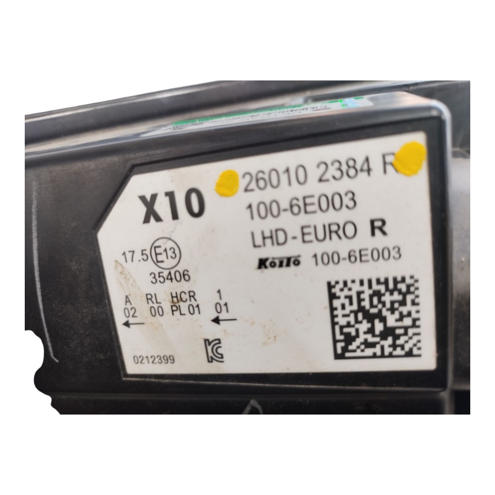 Farol Direito Renault Zoe 2023 V639 3