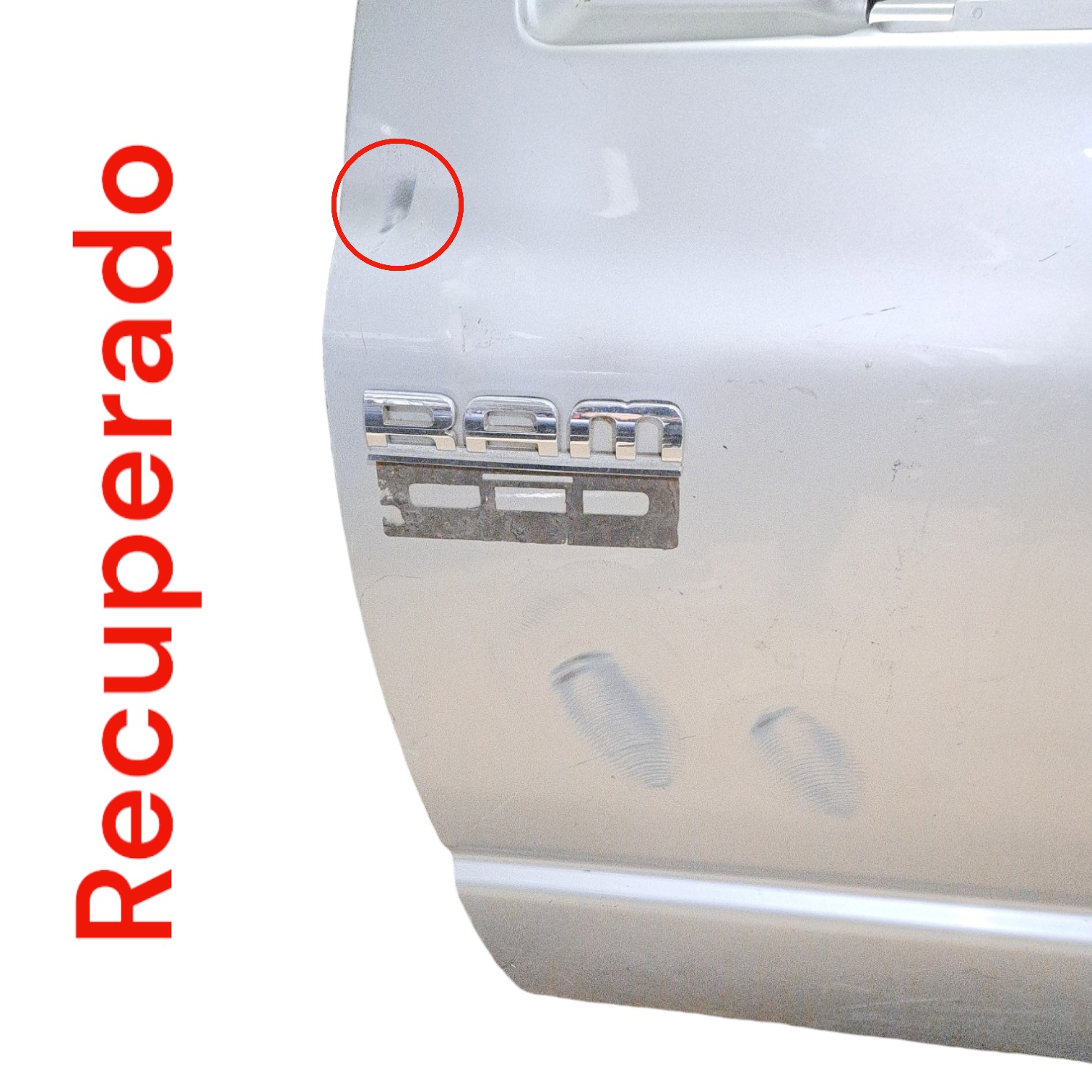 Porta Dianteira Esquerda Dodge Ram2500 2010 Recuperada Dianteira Esquerdo Cinza