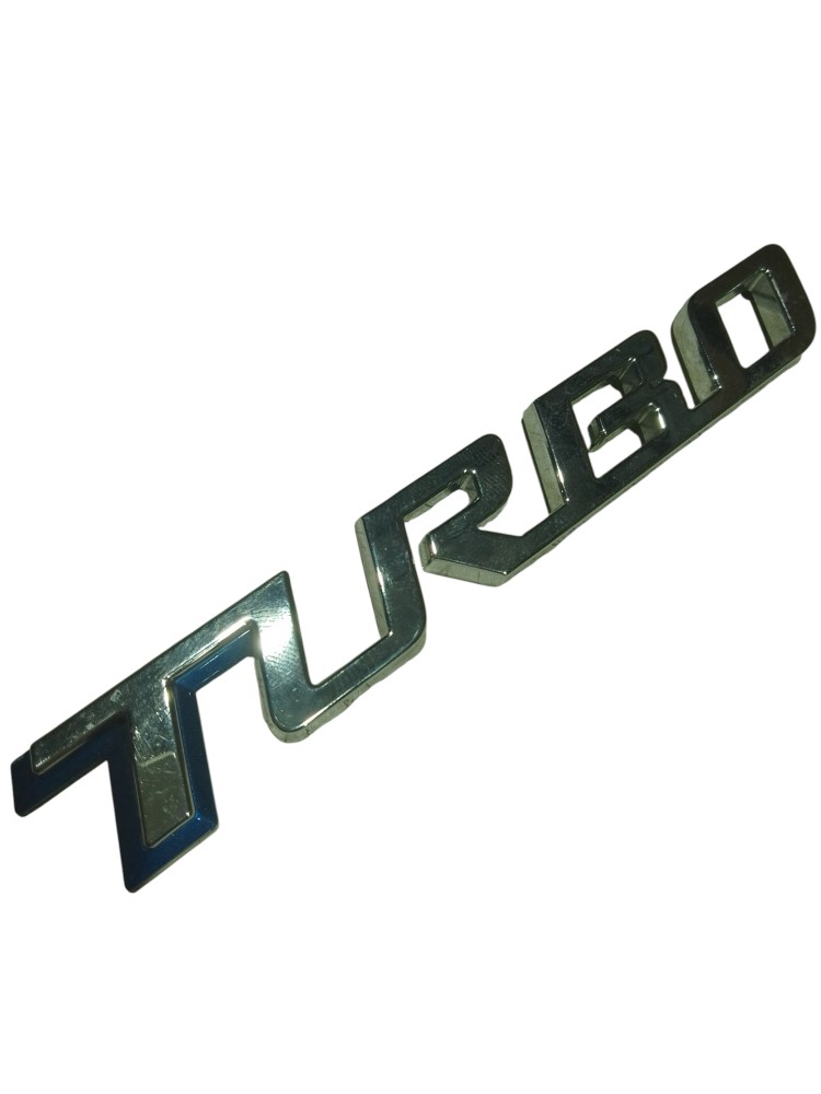 Emblema Azul Cromado Turbo Onix Tracker 2020 A 2024 Et3925 Cromado/azul 2