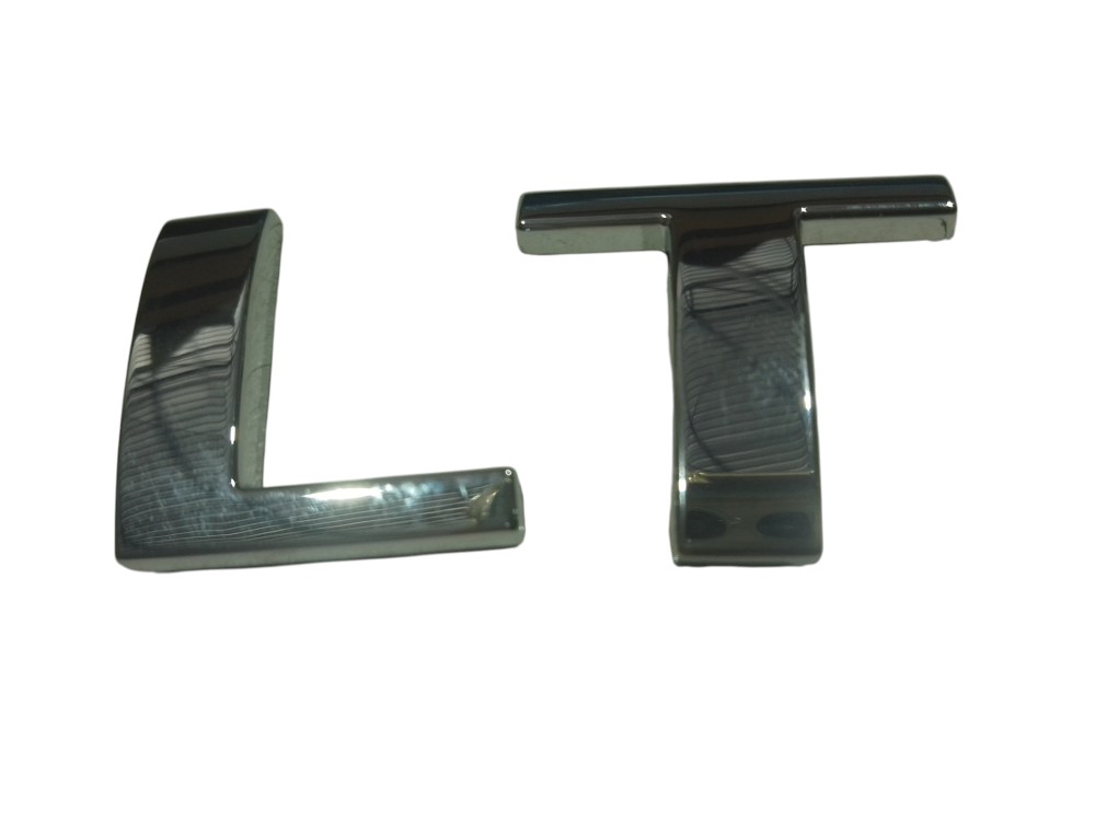 Emblema Lt Chevrolet Onix Prisma Cruze Celta Cobalt Spin Cromado 5