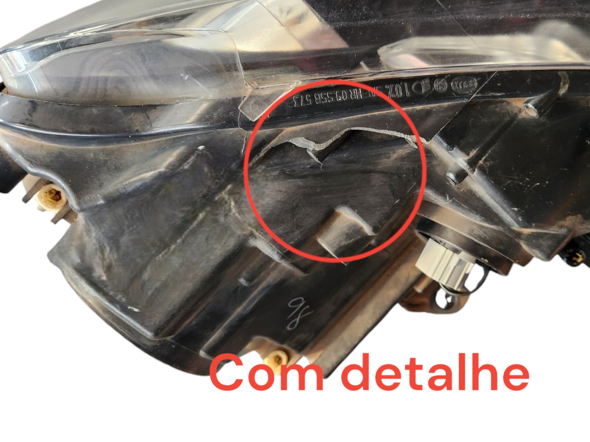 Farol Direito Volkswagen Jetta Variant 2010  2013 C/ Detalhe