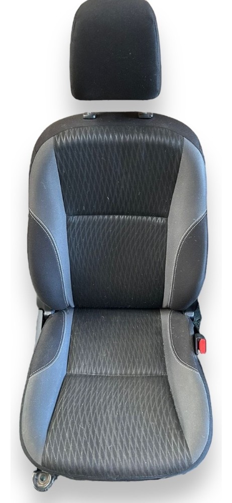 Par Banco Dianteiro Tecido Toyota Etios 2015 2016 2017 2018 Cinza / Preto 3