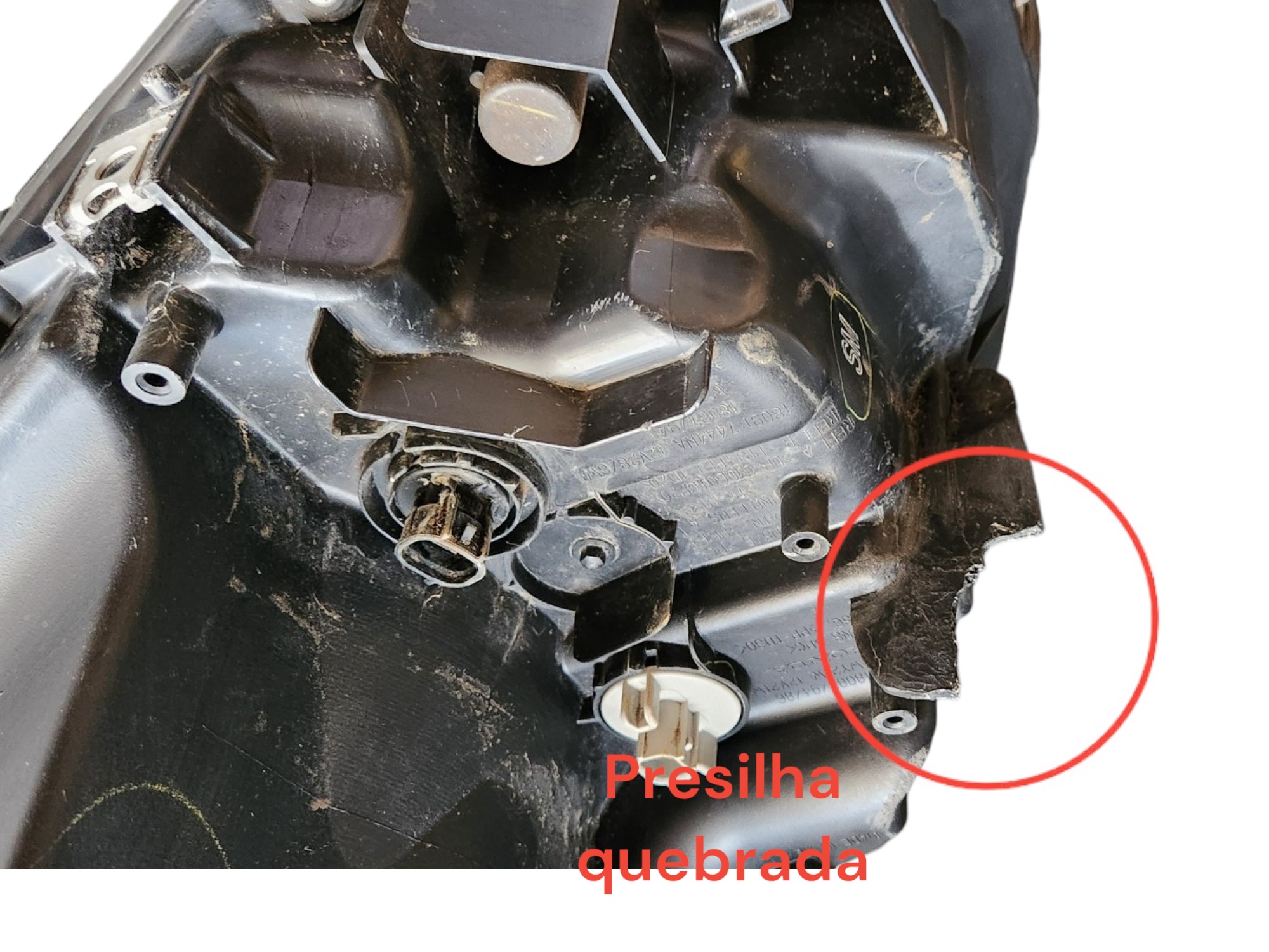 Farol Direito Honda Hrv 2015 2016 2017 Recuperado
