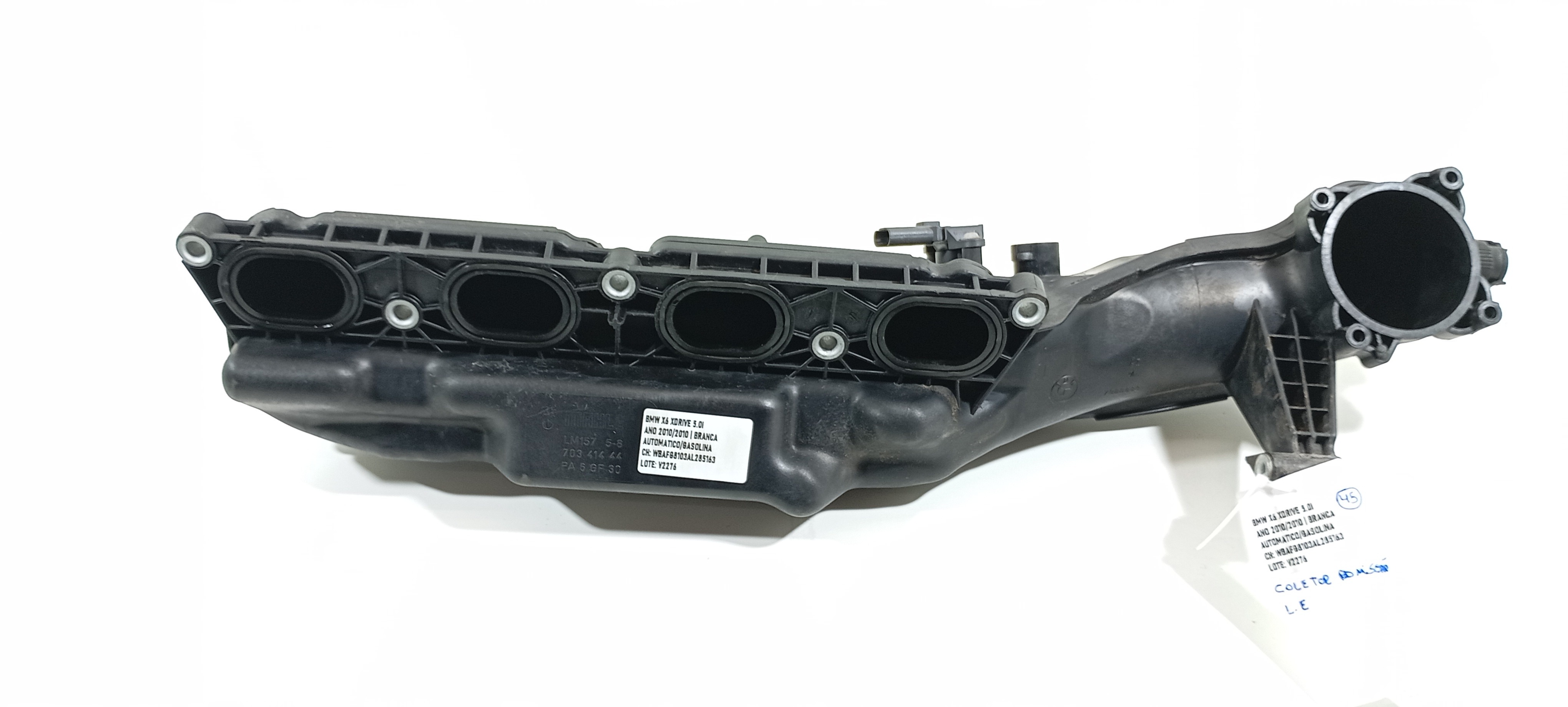 Coletor De Admissão Lado Esquerdo Bmw X6 Xdrive 2010 V2276 2