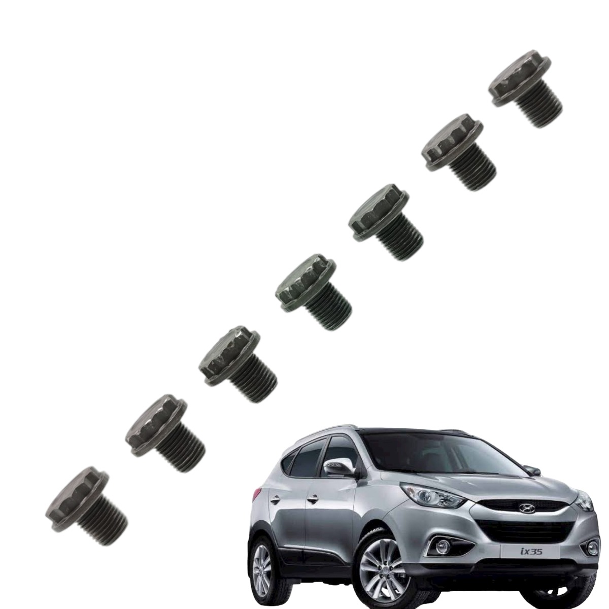 Jogo Parafuso Volante Motor Hyundai Ix35 2.0 16v 2014 2015 1