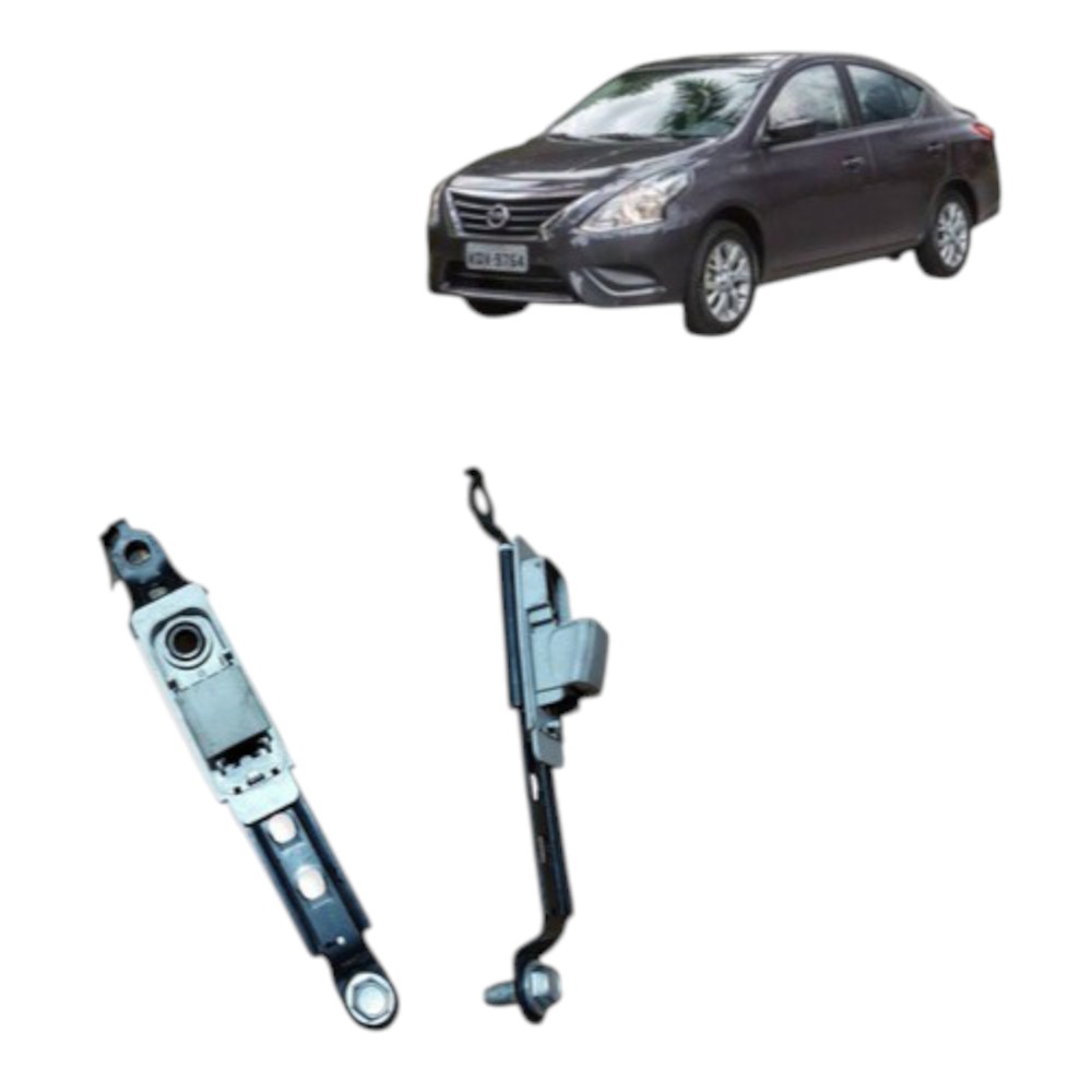 Suporte Regulagem Cinto Segurança Nissan Versa 2015 2019 Preto 3