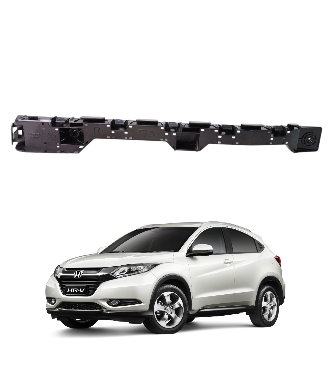 Guia Parachoque Traseiro Direito Honda Hrv 2016 2017 E5001