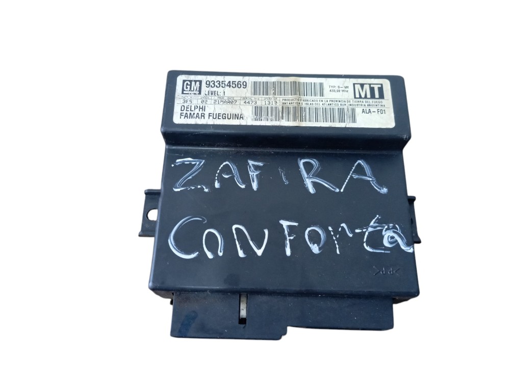 Módulo Conforto Alarme Gm Astra Vectra Zafira 3