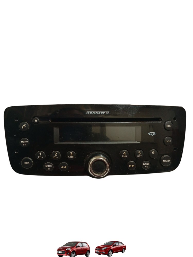 Radio Central Para Desbloqueio Fiat Palio 2013 A 2015 Preto