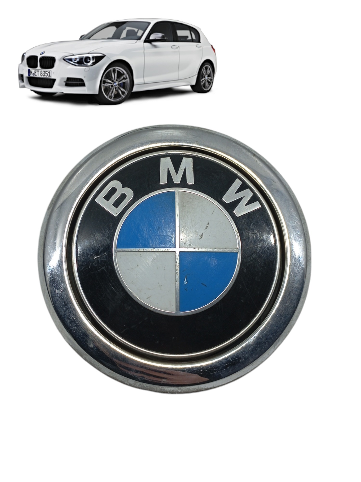 Maçaneta Tampa Traseira Bmw 118i 2012 Cod 7248535