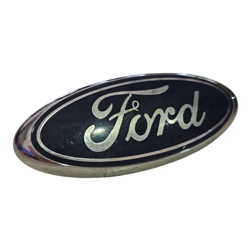 Emblema Oval Grade Frontal Ford Ka 2013 A 2021 Azul 12x5cm Azul-escuro