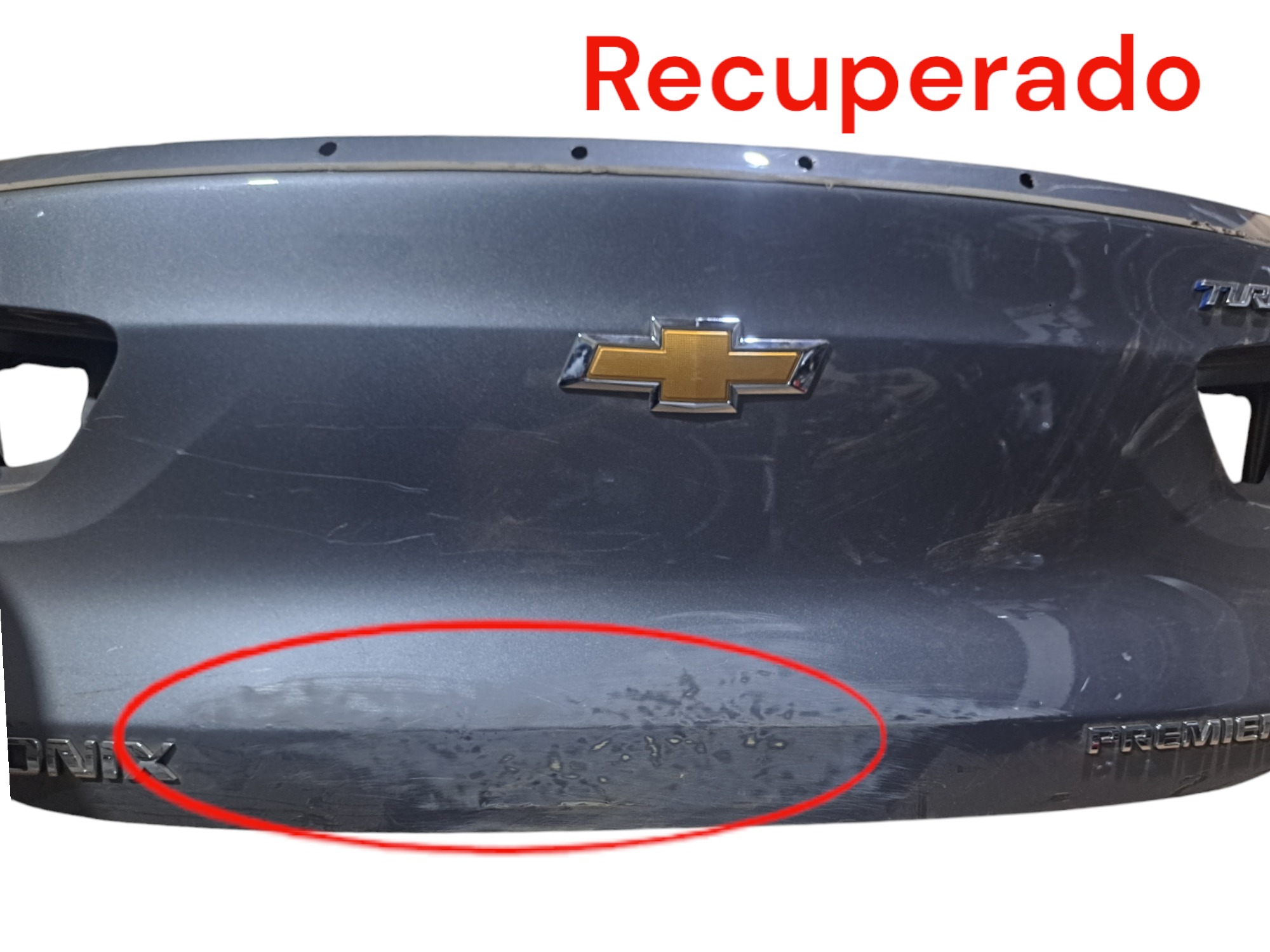 Tampa Traseira Chevrolet Onix 2019 2020 2021 2022  Azul