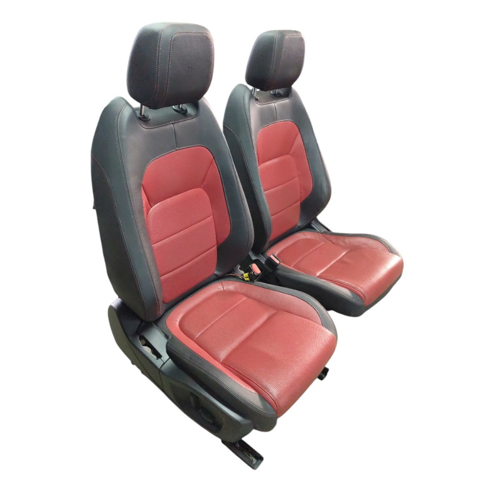 Jogo Banco Jaguar Xe R Sport 2019 2018 2017 2016  Preto/vermelho 2