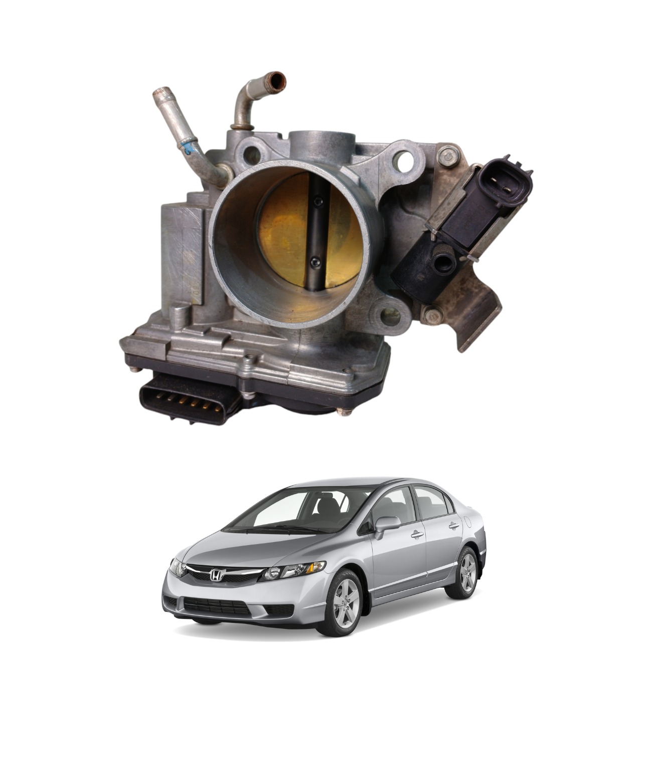 Tbi Corpo Borboleta Honda Civic 1.8 2007 A 2011 Flex 79