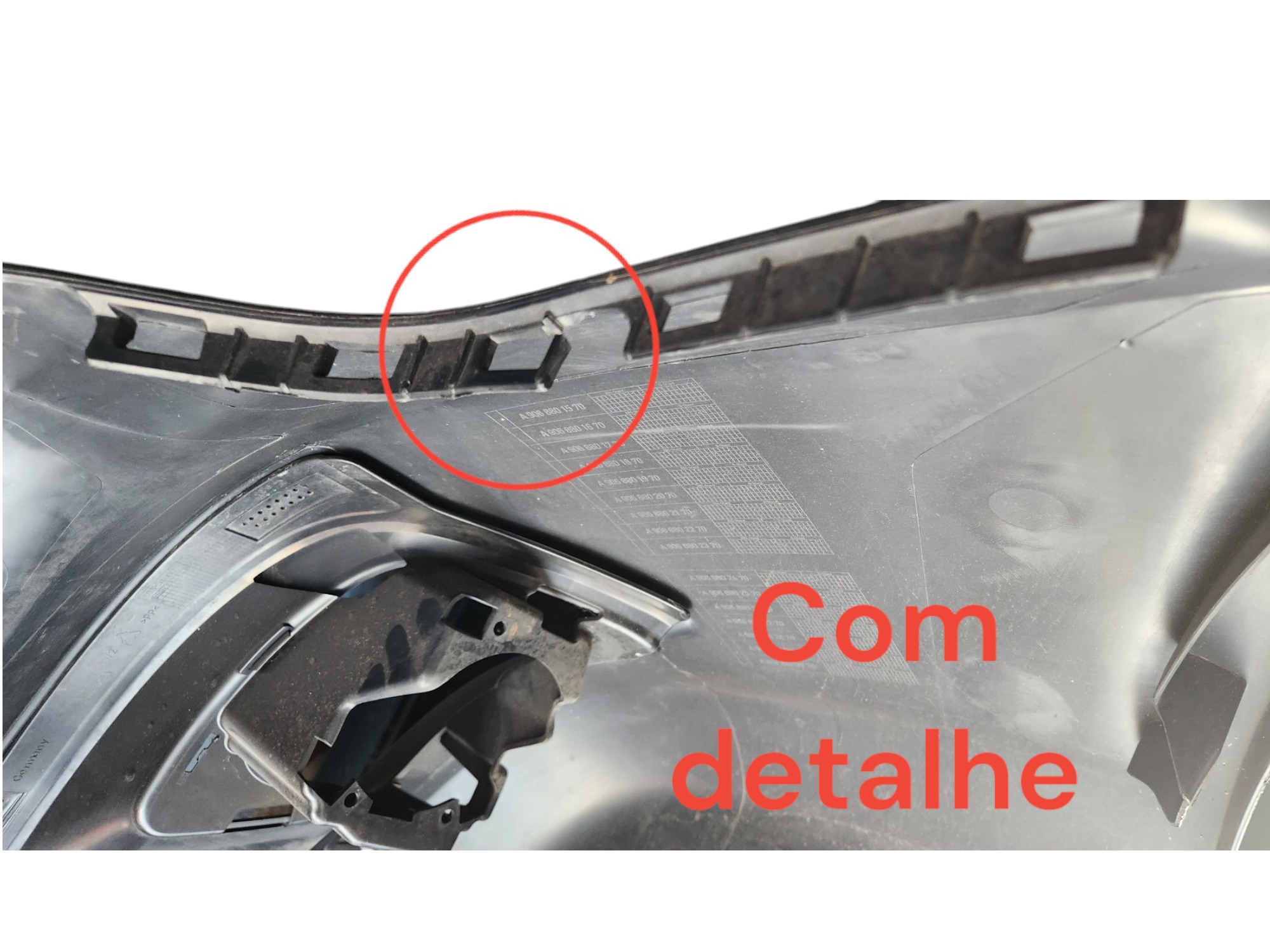 Parachoque Dianteito Mercedes Sprinter 2018 2019