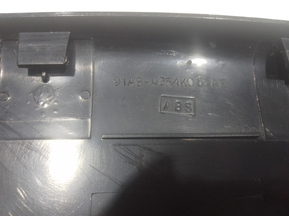 Moldura Acabamento Interno Retrovisor Ford Escort 1993/2004 Preto 2