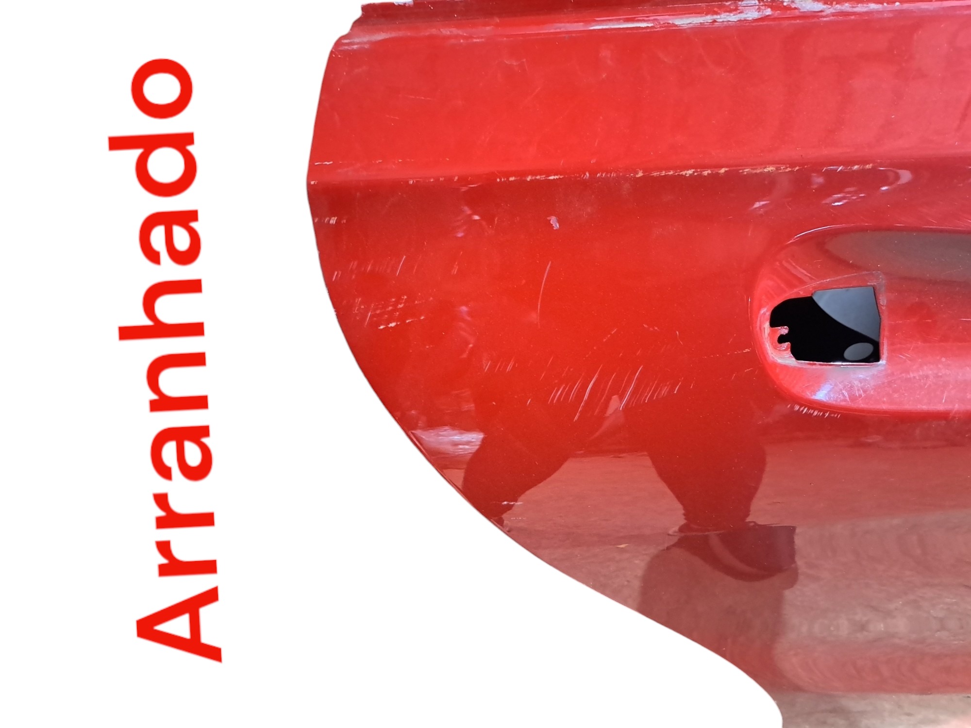 Porta Traseira Direita Mercedes Cla 2016 Recuperada  Traseira Direito Vermelho