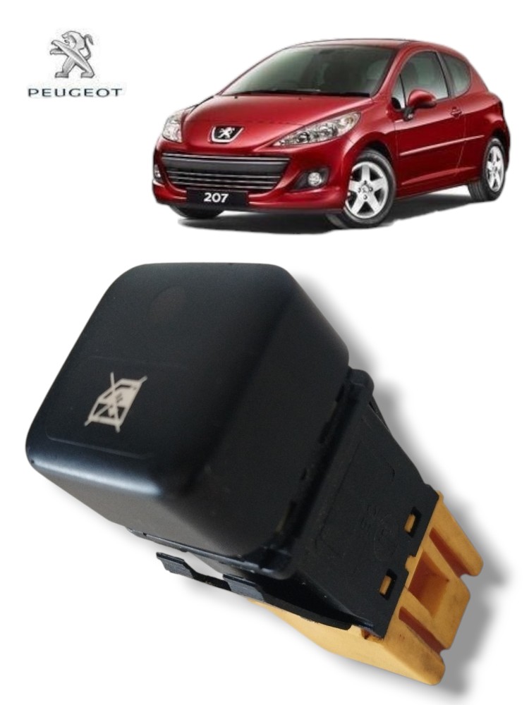 Botão Trava Vidro Peugeot 207 2013 Original 1