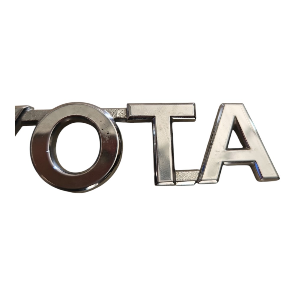 Emblema Letreiro Tampa Traseira Toyota Cromado  Cromado Cromado