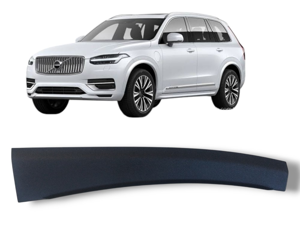 Moldura Lateral Esquerda Volvo Xc90 2021/2022 31377244 Preto 1
