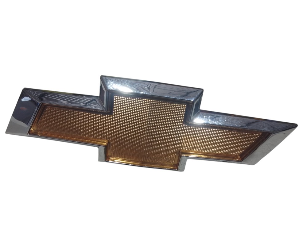 Emblema Grade Dianteira Original Gm Chevrolet Celta Prisma  Amarelo 4