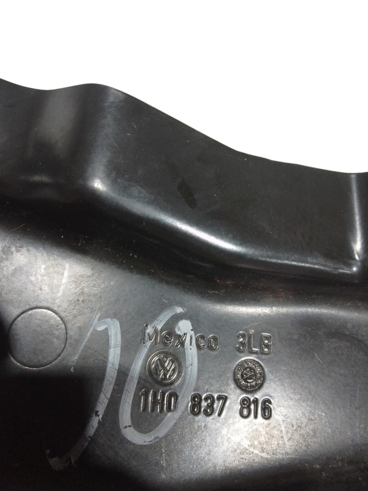 Chapa Capa Chicote Porta Dianteira Direita Golf 1994 A 2000 Preto 2