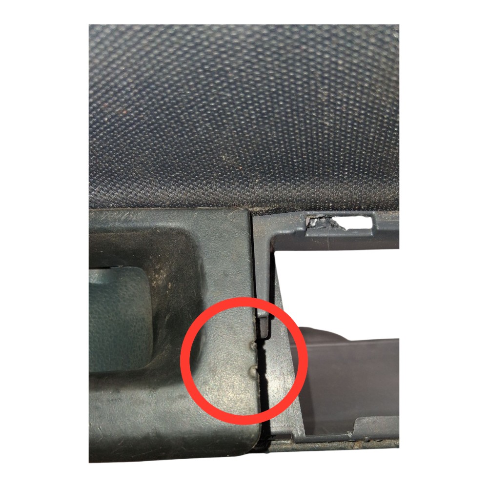 Forro Porta Dianteira Esquerda Fox 2013 5z0867151a *detalhe  Preto 3