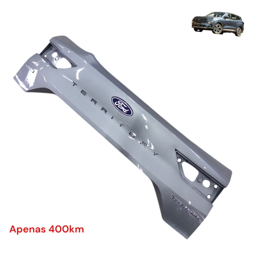 Aplique Moldura Tampa Traseira Ford Territory 2026 2025 2024 Cinza Cinza