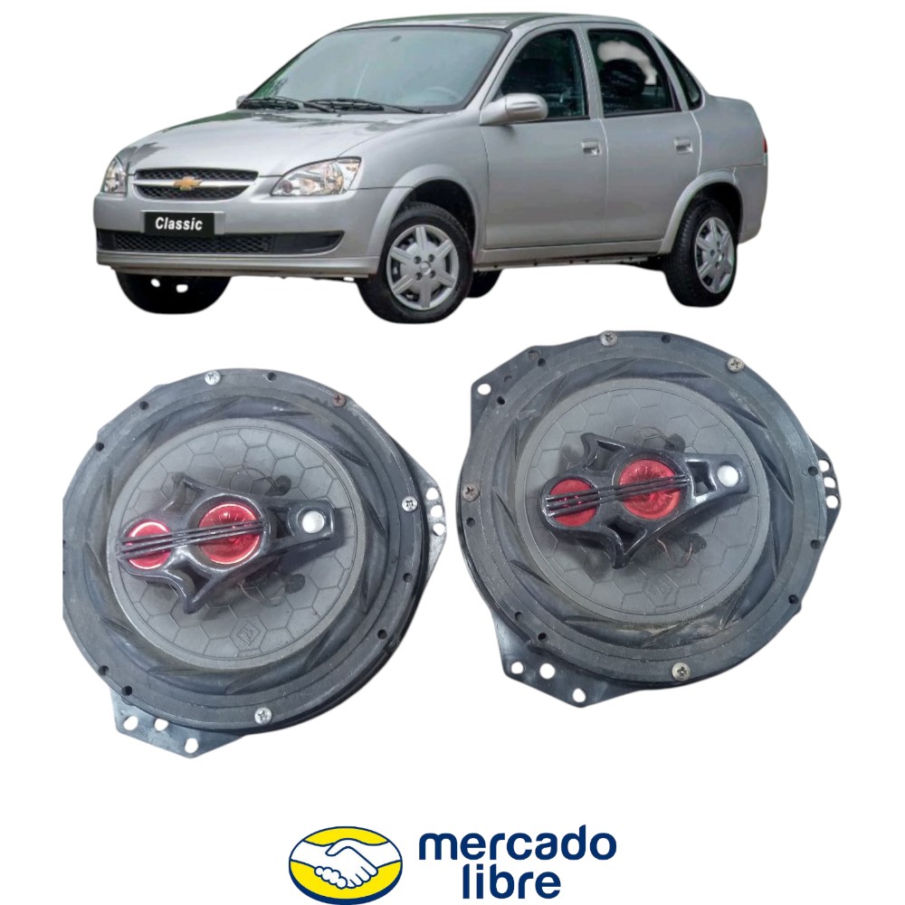 Alto Falante Triaxial De 6 Polegadas Hurricane Modelo Triak
