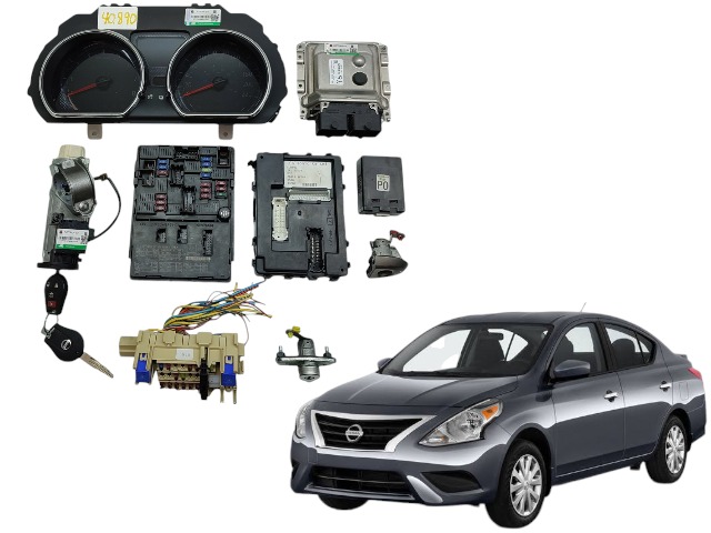 Kit Code Módulo Injeção Nissan Versa 1.6 Sv Automático 2019 1