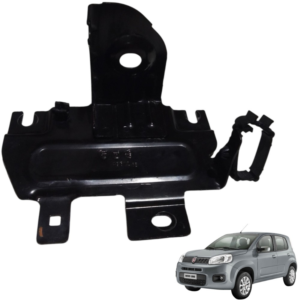 Suporte Módulo Fiat Uno 2015 2018 Preto 3