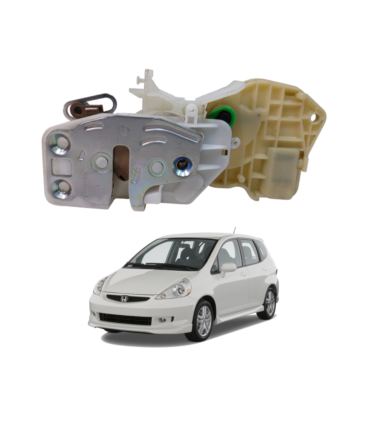 Tranca Porta Dianteira Direita Honda Fit 2004 2008 1193