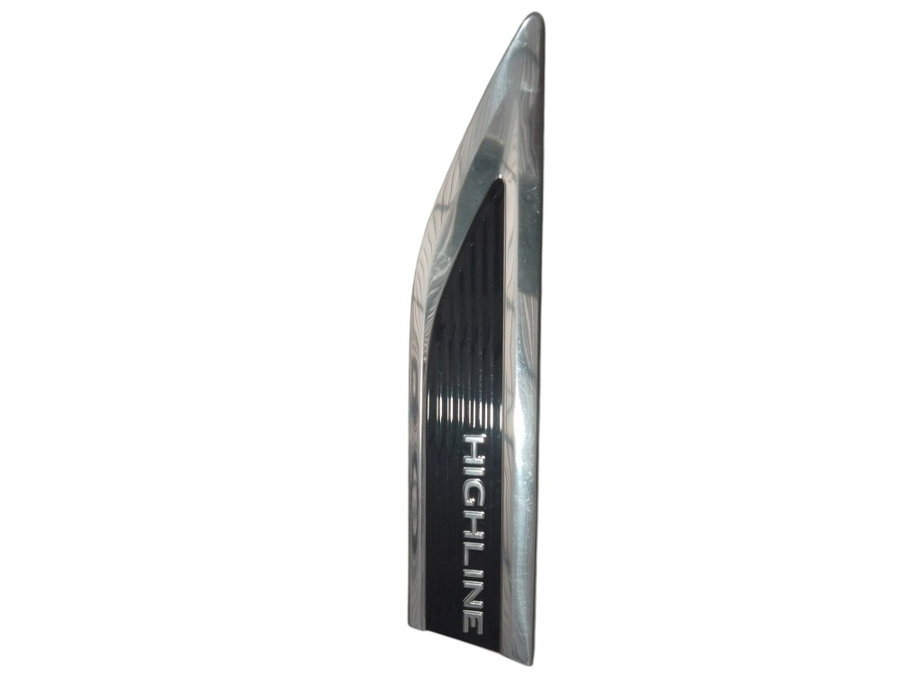 Emblema Esquerdo Highline Original  Cromado Cromado 4