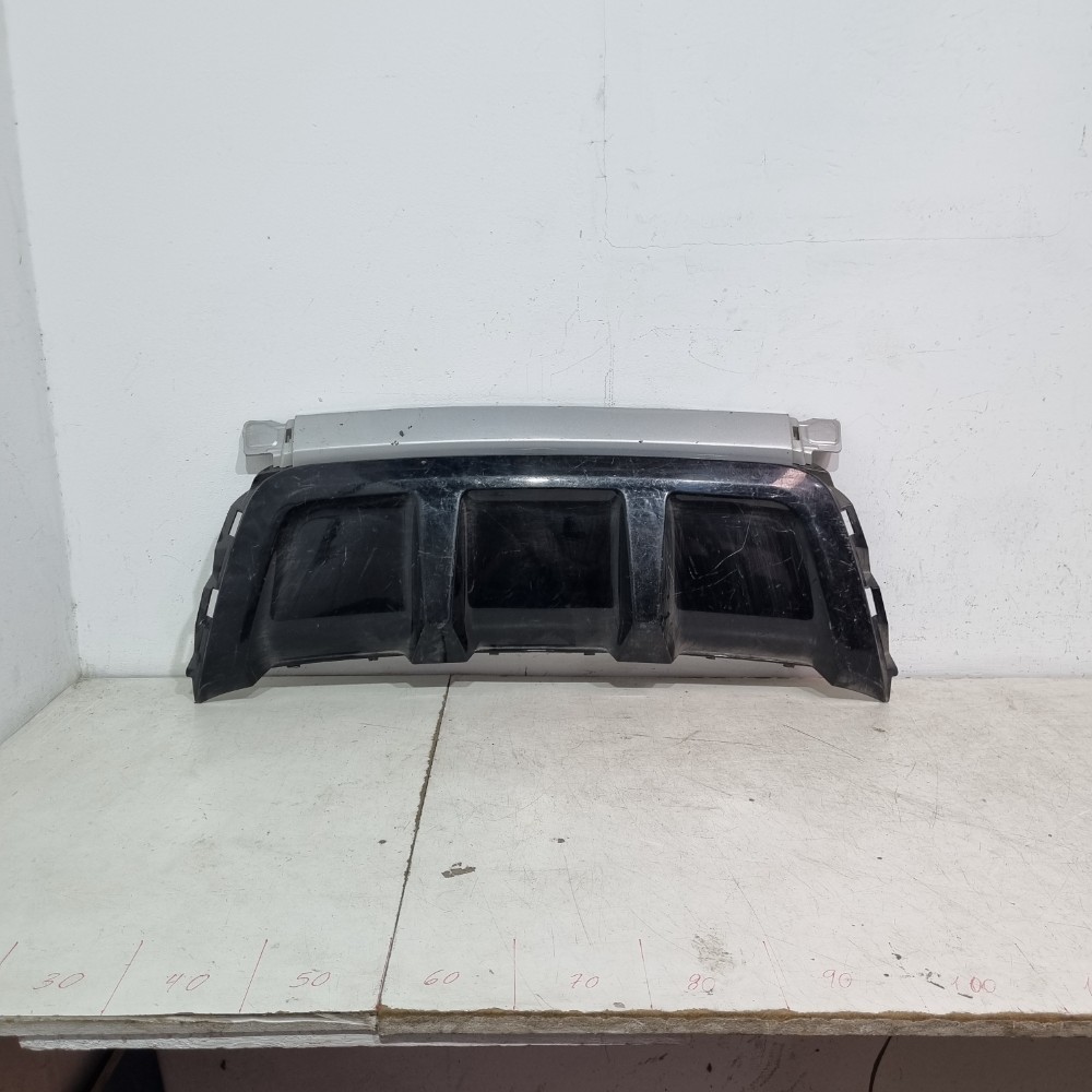 Moldura Inferior Parachoque Tras Land Rover Evoque 2016/2018 Preto 8