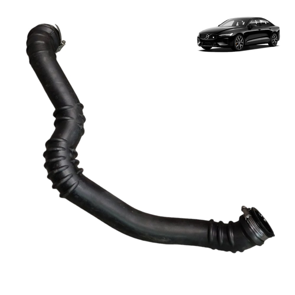 Mangueira Intercooler Volvo S60 1.6 T4 2011 2012 2013 2014 Preto 1